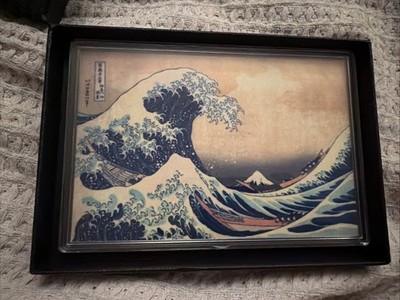 2026 Ghana 1 Cedi 5g Silver Foil The Great Wave 0428/2000