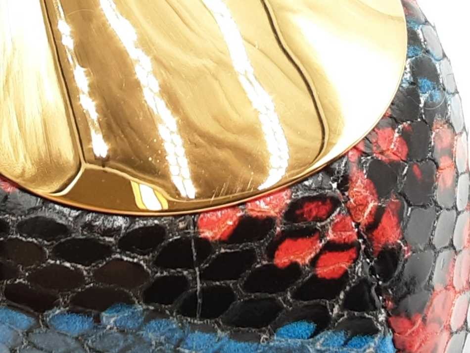 Versace Decollete Medusa Multicolor Python Stilet… - image 11