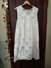 Vintage Sara Beth Pink Nightgown with Lace Roses NWOT Small Cottage Core Satiny