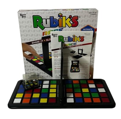 Rubik s Race 2 Player Puzzle Board Game Complete w/ Instructions Open Box