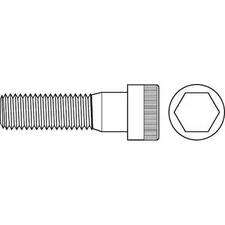 #6-40 Socket Head Cap Screw, Socket, Black Oxide Alloy Steel, 2 In Length, 50