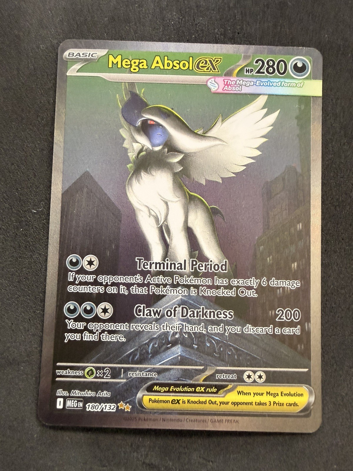 Mega Absol ex 180/132 Me01: Mega Evolution Holo