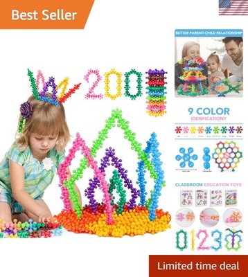 Educational 200 PCS Building Blocks for Kids 3+ - Develop Creativity & Teamwork