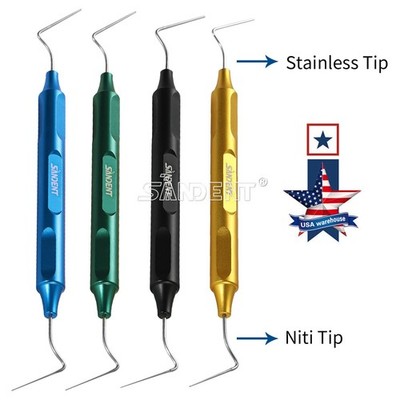 Dental Endo Condenser Gutta Percha Tips NITI Stainless Hand Plugger 30-100 dp
