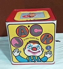 Vintage 1968 Matty Mattel JACK in-the-music-box - Partly Working