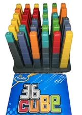 34Pcs Only-Thinkfun 36 Cube World's Most Challenging Strategy Brain Teaser B3 **