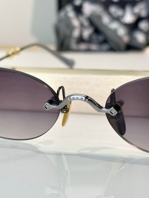 小物 BURBERY rimless oval sunglasses silver BURBERY rimless oval sunglasses silver Burberry 1990's Rimless