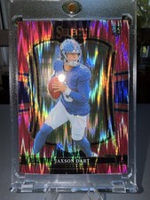 2025 Panini Select - Premier Level Jaxson Dart #193 Pink Shock Prizm (RC)