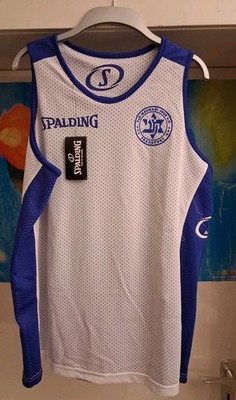 Spalding Essential Reversible Shirt - Gr. M  royal/White-TuS Makkabi- Neu!