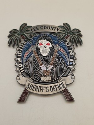 Lee County Florida Sheriff Challenge Coin Police MAJOR CRIMES