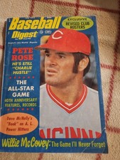 VTG Baseball Digest July 1973 Pete Rose 'Charlie Hustle', Willie McCovey, more