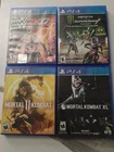 Lot Of 4 PS4 Games