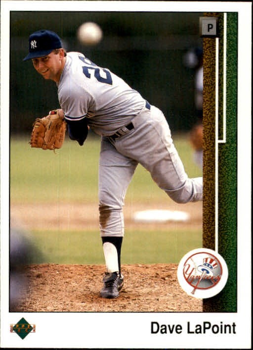 Dave LaPoint #706 Baseball Cards 1989 Upper Deck trading card — raw and PSA graded price guide