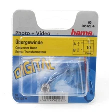 Hama 3/8" to 1/4" Camera Monopod Tripod Screw Adaptor Bushing Bush Made Germany