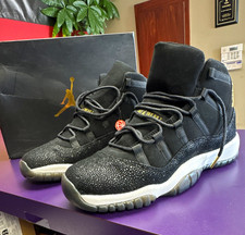 Jordan Air Jordan 11 Retro Premium HCBlack Gold White Sneakers HEIRES 852625-030