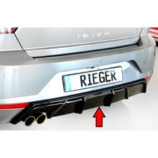 Rieger Heckeinsatz mit Endrohraussparung Sport-ESD links Seat Ibiza V KJ 1.0l