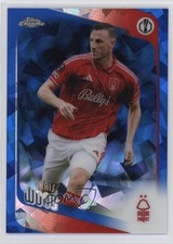 2025-26 Topps Chrome UEFA Club Competitions Sapphire Chris Wood #186 14mf