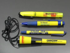 Drug Rep Lot 3 PENS + Highlighter Pharmaceutical  Advertising Shades of Yellow