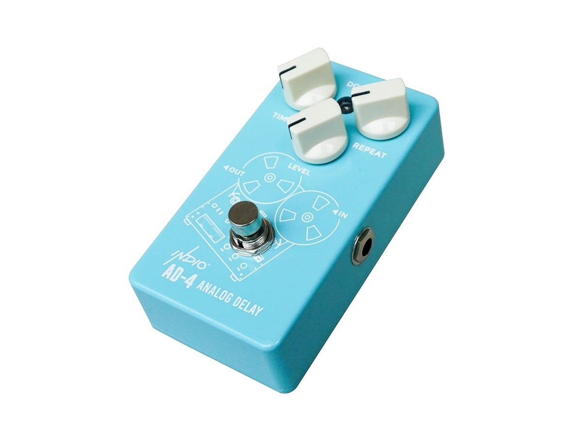 Monoprice AD-4 True Bypass Analog Delay Guitar Effect Pedal - Indio Series