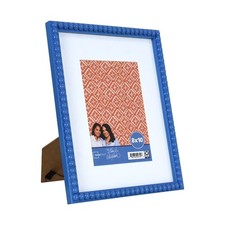 5x7 or 8x10 Beaded Photo Frame with Blue Eyes Design