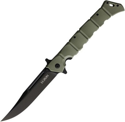 Cold Steel Large Luzon Linerlock Folding Knife 6'' GFN Handle - CS-20NQX-ODBK-BRK