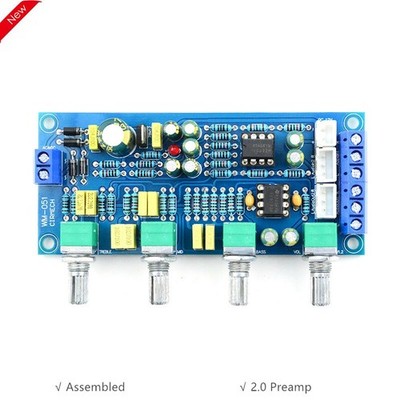 NE5532 Preamp Board HiFi Power Amplifier Subwoofer Tone Board Low Pass   #jg