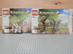 LEGO 7188 Kingdoms Castle King's Carriage Ambush With Minifigures & Instructions