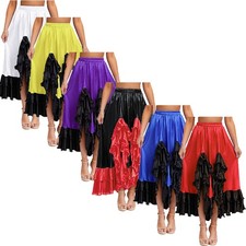 Womens Skirt Themed Party Dancewear Competitions Skirts Rave Dance Folklorico