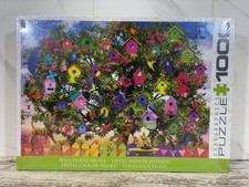 New Sealed Euro Graphic Bird House Hotel Jigsaw Puzzle 1000 Pieces