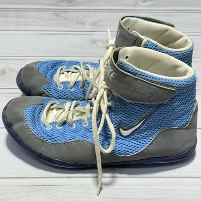 Nike Inflict 3 OG Wrestling Shoes Mens 10 Blue Grey Vintage 325256 410