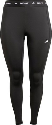 adidas Damen TECHFIT Stash Pocket Full Length Leggings (Plus Size), Black, XL Pl