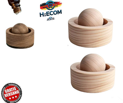 2x Holz Duftdiffusor für Auto & Zuhause   Mini Aromadiffusor für ätherische Öle