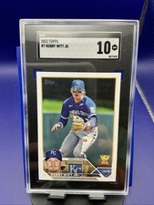 Bobby Witt Jr. 2023 Topps Baseball Rookie Cup Card #07 Royals SGC 10 GM. rookie card picture
