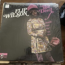Flip Wilson The Devil Made Me Buy This Dress Vinyl comedy LD-1000 EX in Shrink 