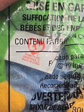 Ty Teenie Beanie Baby Smoochy The Frog 1999 3 McDonald's Rare Errors Toy