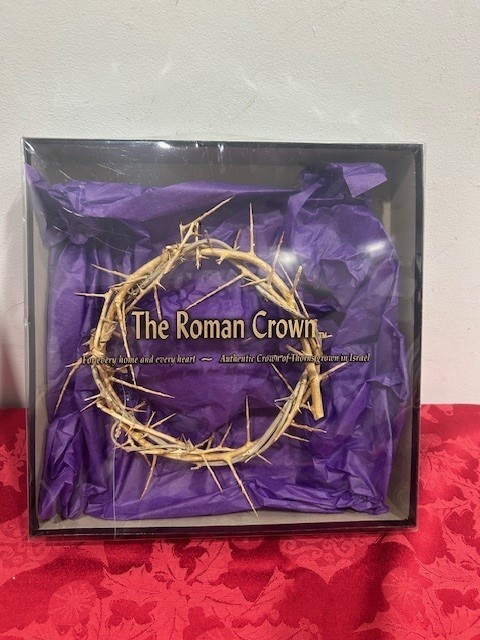 The Roman Crown - Authentic Crown of Thorns from Israel - 8"