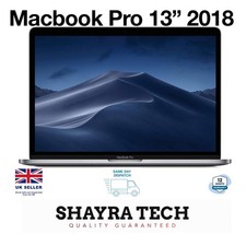 MacBook Pro 13" 2018 Intel i5/i7 8-16GB 256GB-1TB SSD Refurbished Grade A