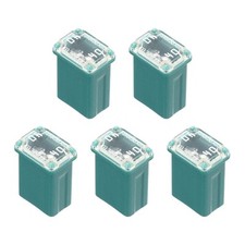 Image of 5 Pcs Micro Cartridge Fuses 40A 32V Slow-Blow Automotive Fuse