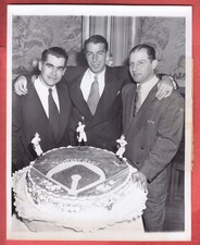 1950   YANKS   JOE DIMAGGIO    TOM HENRICH      TIGERS   CHARLIE KELLER   TYPE 1