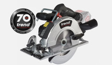 Trend T18S 18V Brushless Circular Saw 165mm (Body Only) + 24T Blade CSB/16524TC