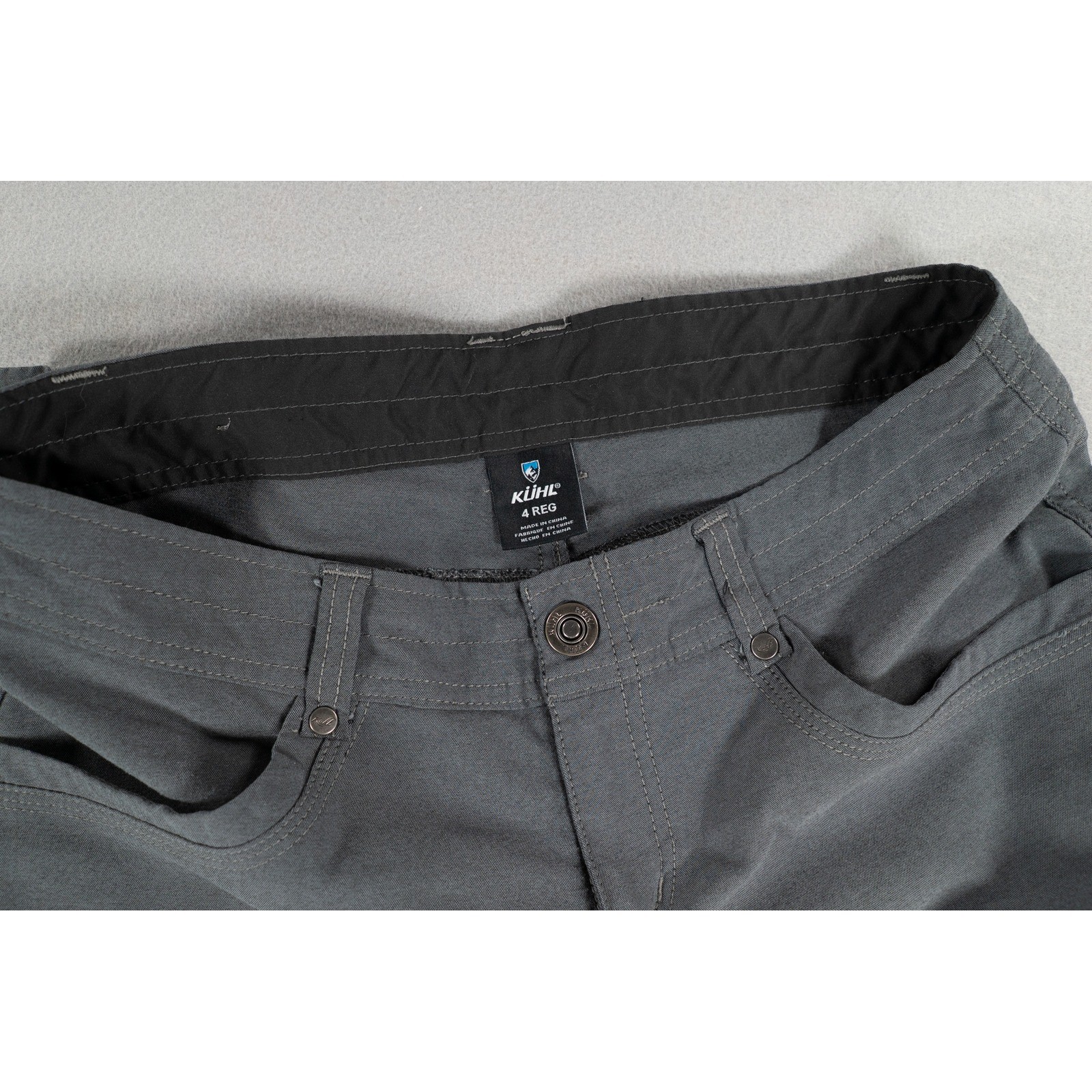 KUHL Splash Roll-Up Hiking Pants Gray Outdoor Performance Trousers Womens 4 Reg image 3