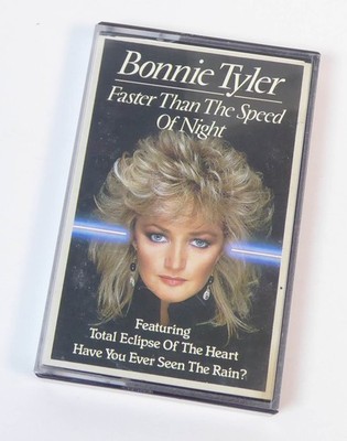 Musikkassette -  BONNIE TYLER - Faster Than The Speed Of Night - Tape MC