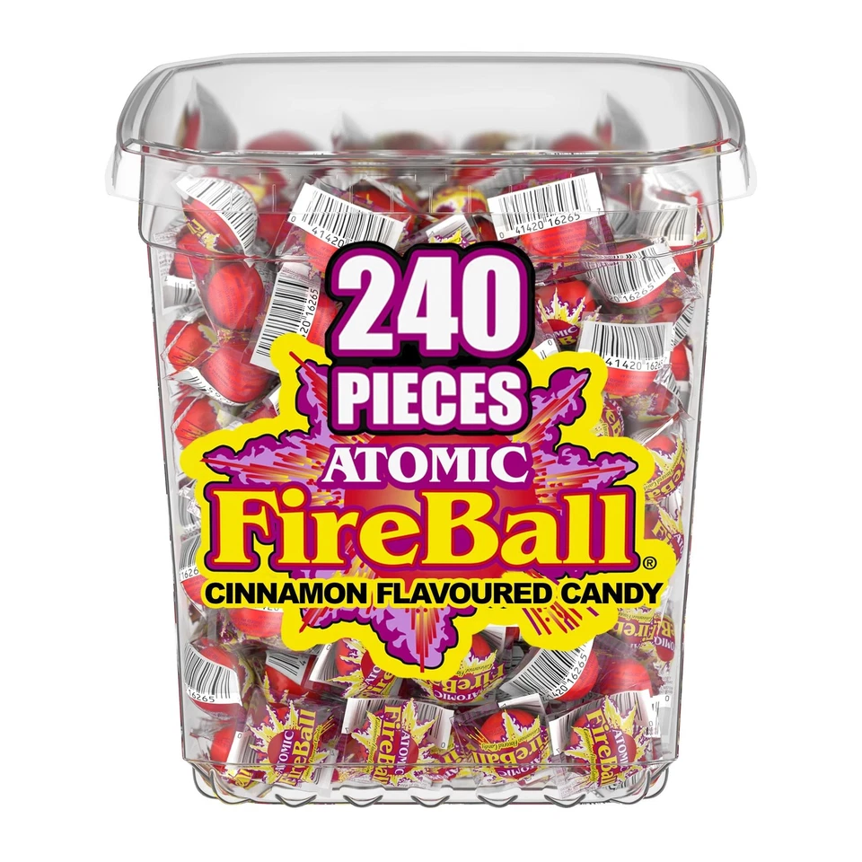 Atomic Fireball, Candy, Cinnamon Flavor, Individually Wrapped, 7.5 G (240 Ct) - Image 2 of 4