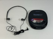 SONY DISCMAN ESP D-242CK  MDR-A10 HEADPHONES - PARTS ONLY READ