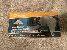 Rechargeable Emergency Light Bulbs 60W Equivalent LED for Power Outages -l