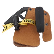 Double PU Leather Archery Finger Tab Protector Guard For Recurve Bows Popular