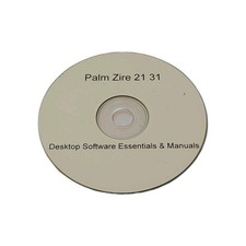 Palm Zire 21 31 Desktop Software Essentials  Manuals CD, Untested, Sold As Is