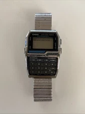 Casio Watch DBC-1500 Silver Calculator Light Alarm Date Quartz - PARTS