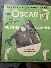 Vintage Oscar Jr Electronic Putting Partner Golf Ball Return Model JR-100 WORKS!