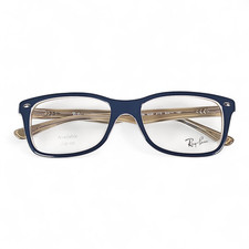 Ray-Ban RB5228 8119 Eyeglasses Blue Havana 53-17-140 Unisex w/Case New